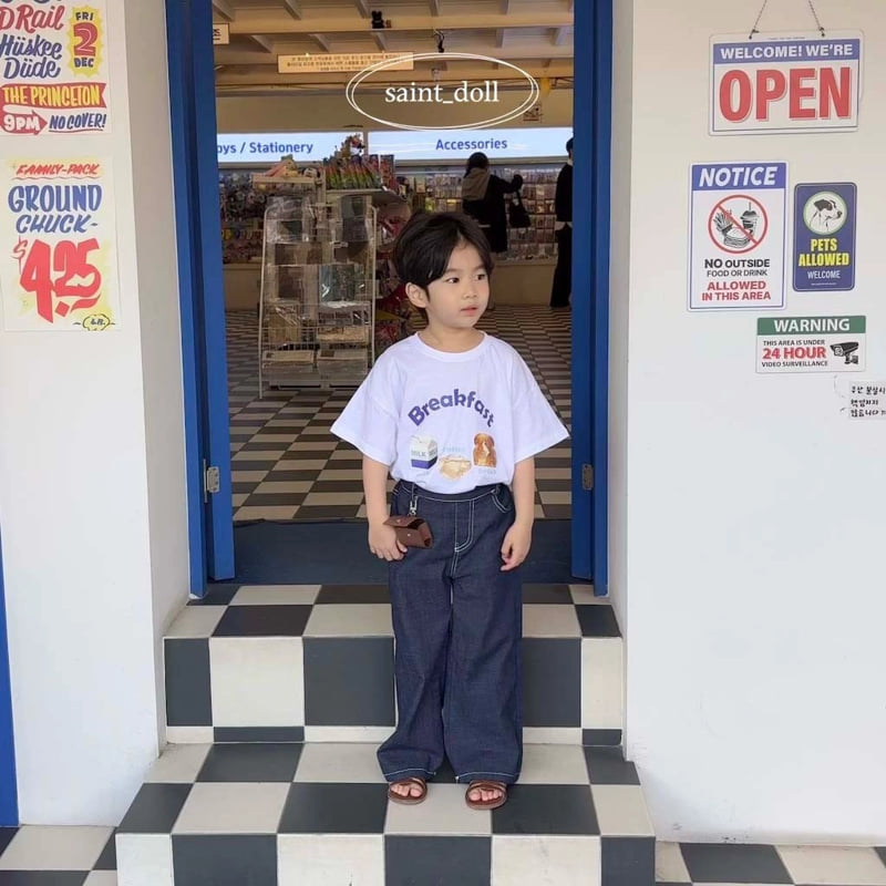 Saint Doll - Korean Children Fashion - #magicofchildhood - Breakfast Tee - 8