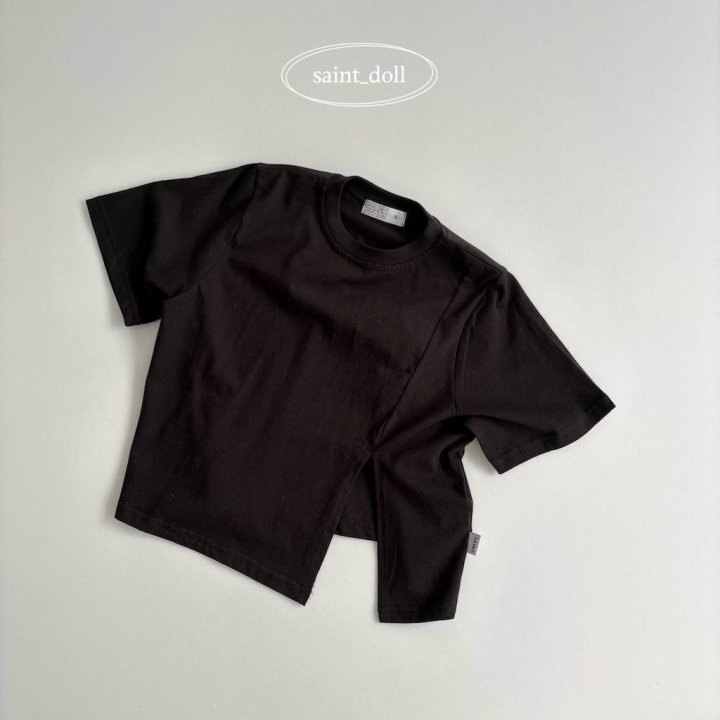 Saint Doll - Korean Children Fashion - #magicofchildhood - Diagonal Cut Tee - 4