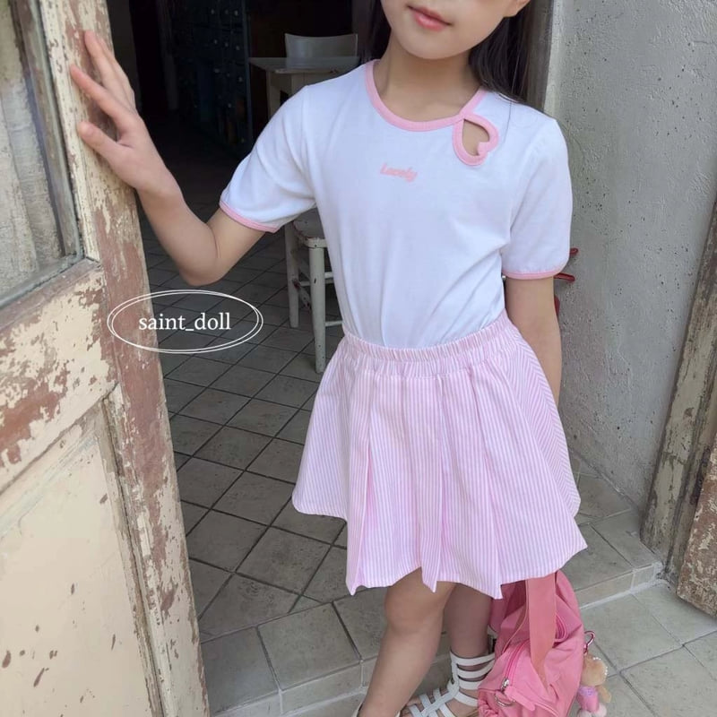 Saint Doll - Korean Children Fashion - #magicofchildhood - Lovely Heart Tee - 4