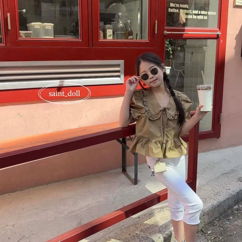 Saint Doll - Korean Children Fashion - #minifashionista - Petite Open Blouse - 8