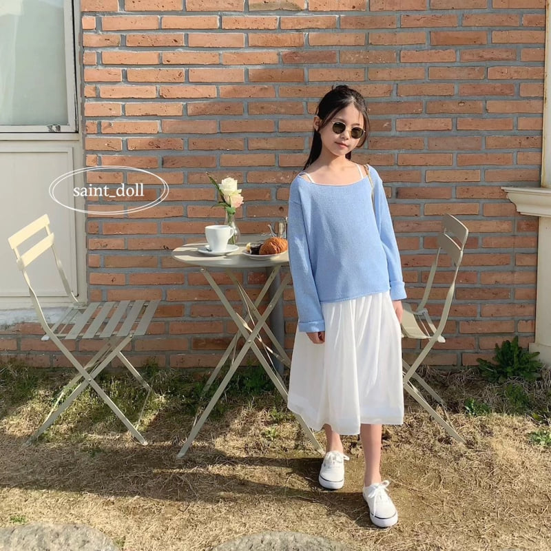 Saint Doll - Korean Children Fashion - #minifashionista - Boat Neck Knit - 9