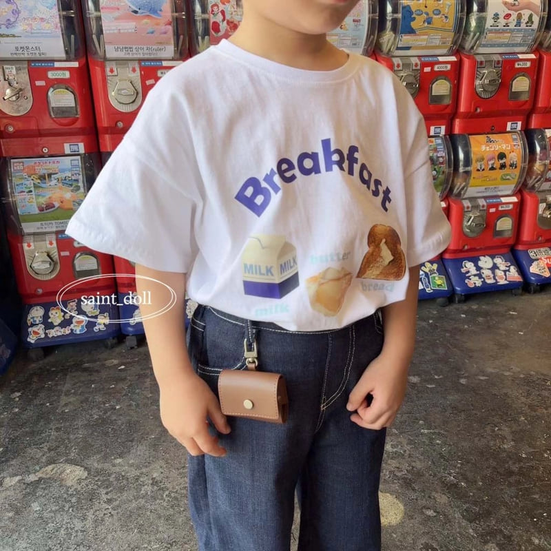 Saint Doll - Korean Children Fashion - #minifashionista - Breakfast Tee - 9