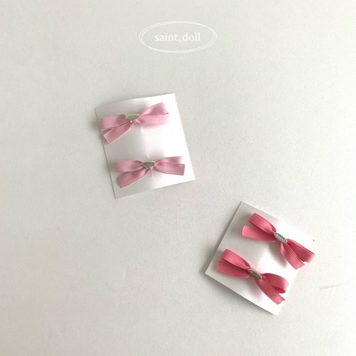 Saint Doll - Korean Children Fashion - #minifashionista - Colored Paper Ribbon Pin Set - 4
