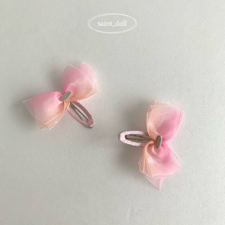 Saint Doll - Korean Children Fashion - #prettylittlegirls - Gradient Chiffon Pin Set - 3
