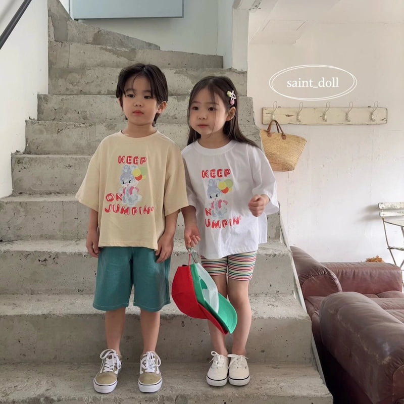 Saint Doll - Korean Children Fashion - #prettylittlegirls - Jumping Rabbit Tee