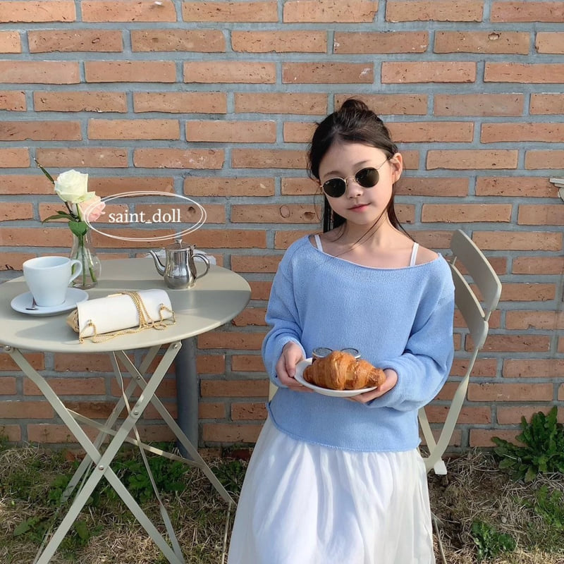 Saint Doll - Korean Children Fashion - #prettylittlegirls - Boat Neck Knit - 10