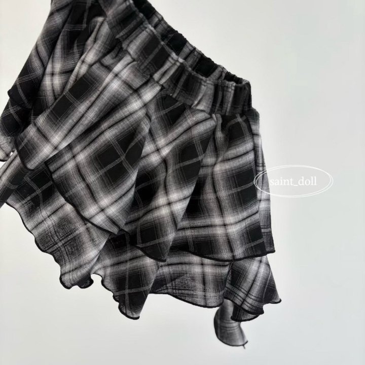 Saint Doll - Korean Children Fashion - #prettylittlegirls - Checked Skirt - 7