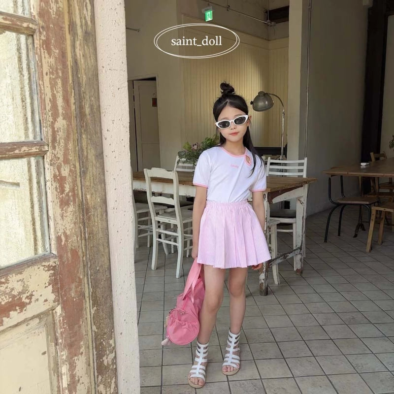Saint Doll - Korean Children Fashion - #stylishchildhood - Lovely Heart Tee - 8