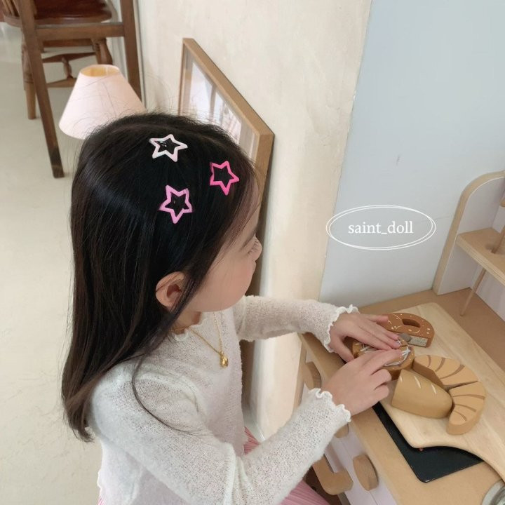 Saint Doll - Korean Children Fashion - #todddlerfashion - Star Pin Set - 3