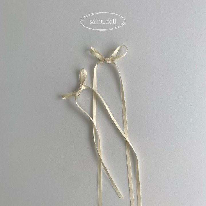 Saint Doll - Korean Children Fashion - #todddlerfashion - Tail Ribbon Pin Set - 2