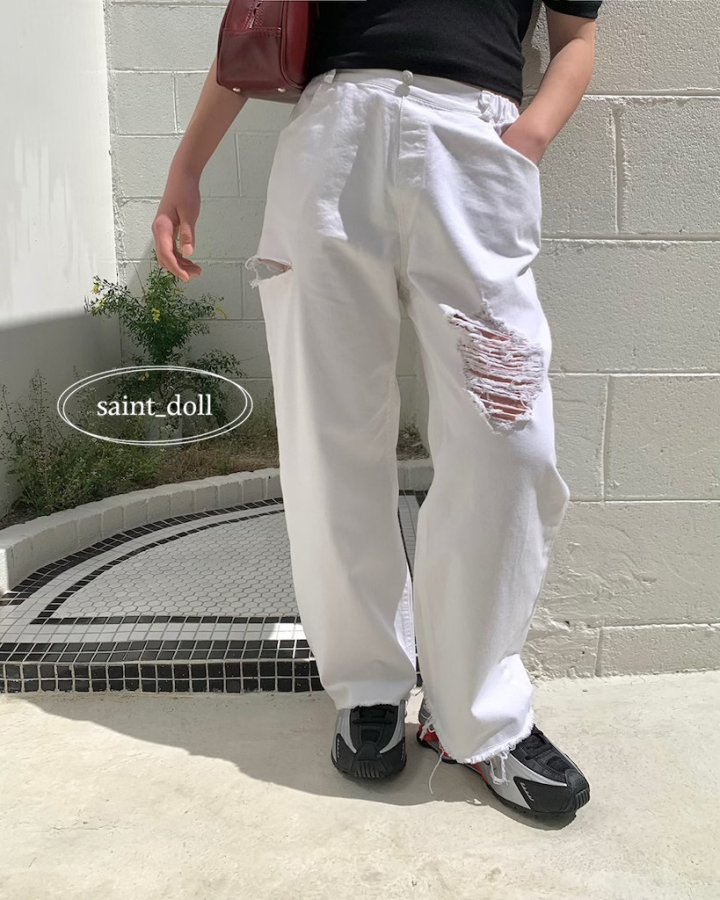 Saint Doll - Korean Children Fashion - #todddlerfashion - New Wide Cotton Pants - 6