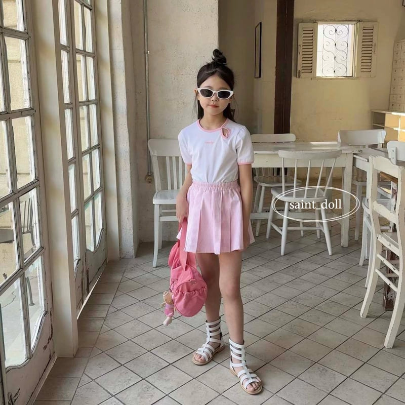 Saint Doll - Korean Children Fashion - #toddlerclothing - Lovely Heart Tee - 7