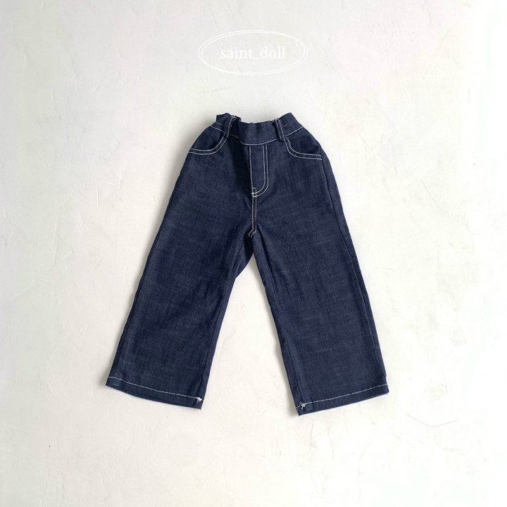 Saint Doll - Korean Children Fashion - #todddlerfashion - Cheongha Denim Pants - 4