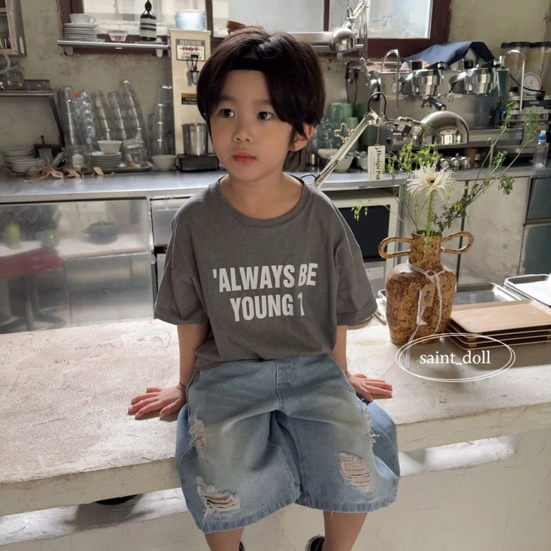 Saint Doll - Korean Children Fashion - #toddlerclothing - Pig Cotton BYE Tee - 10