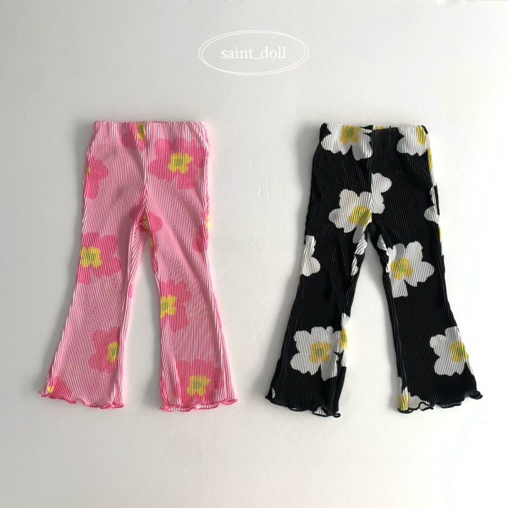 Saint Doll - Korean Children Fashion - #toddlerclothing - Big Flower Pants