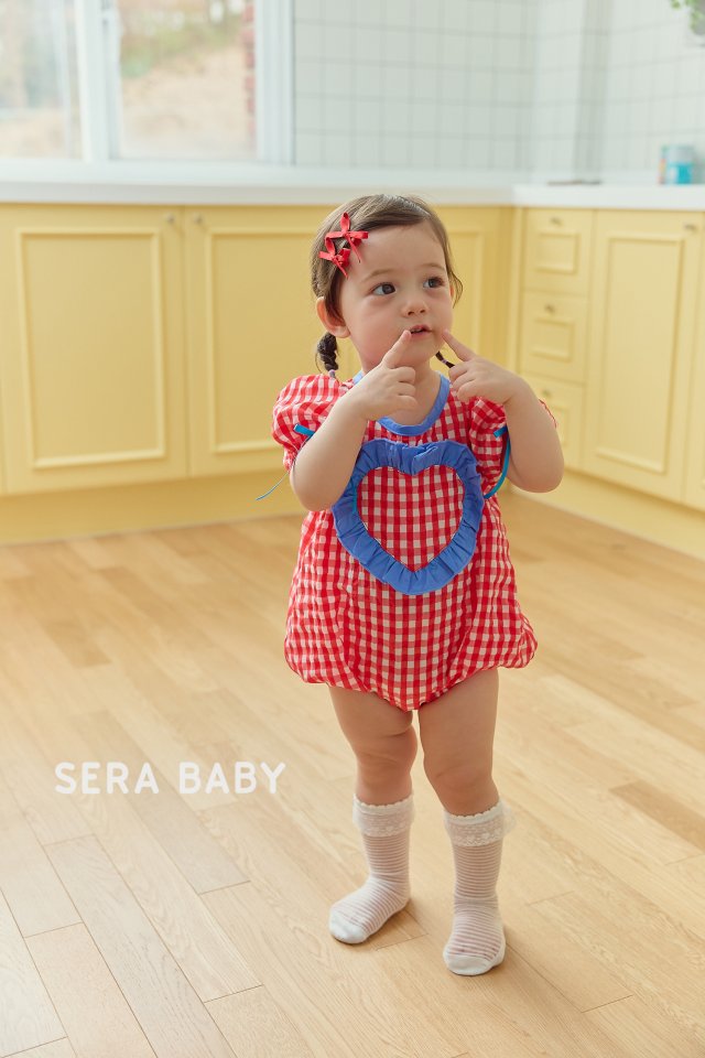 Sera - Korean Baby Fashion - #babyboutique - Bebe Check Ruffle Suit - 10