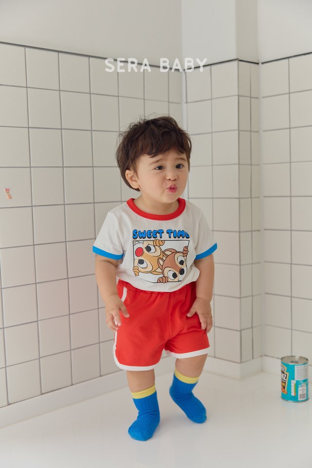 Sera - Korean Baby Fashion - #babyboutique - Bebe Friends Top Bottom Set - 9