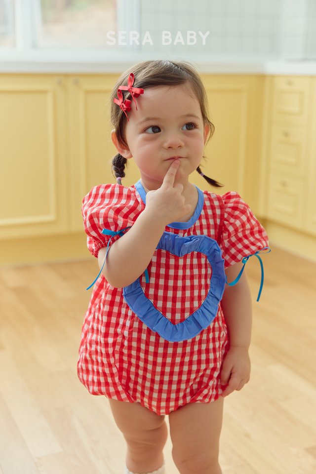 Sera - Korean Baby Fashion - #babyboutiqueclothing - Bebe Check Ruffle Suit - 11