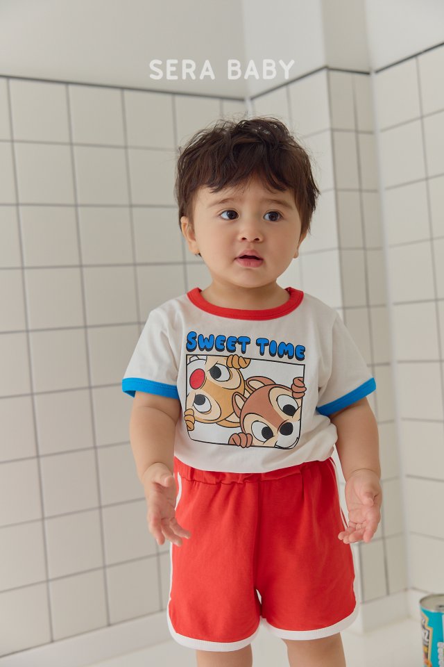 Sera - Korean Baby Fashion - #babyboutiqueclothing - Bebe Friends Top Bottom Set - 10