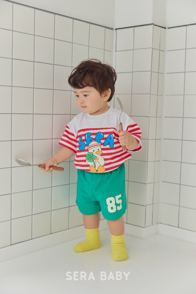 Sera - Korean Baby Fashion - #babyboutiqueclothing - Bebe Marine Top Bottom Set - 9