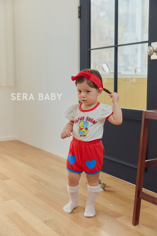 Sera - Korean Baby Fashion - #babyboutiqueclothing - Bebe Love Top Bottom Set - 6