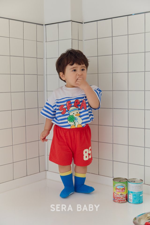 Sera - Korean Baby Fashion - #babyclothing - Bebe Marine Top Bottom Set - 10