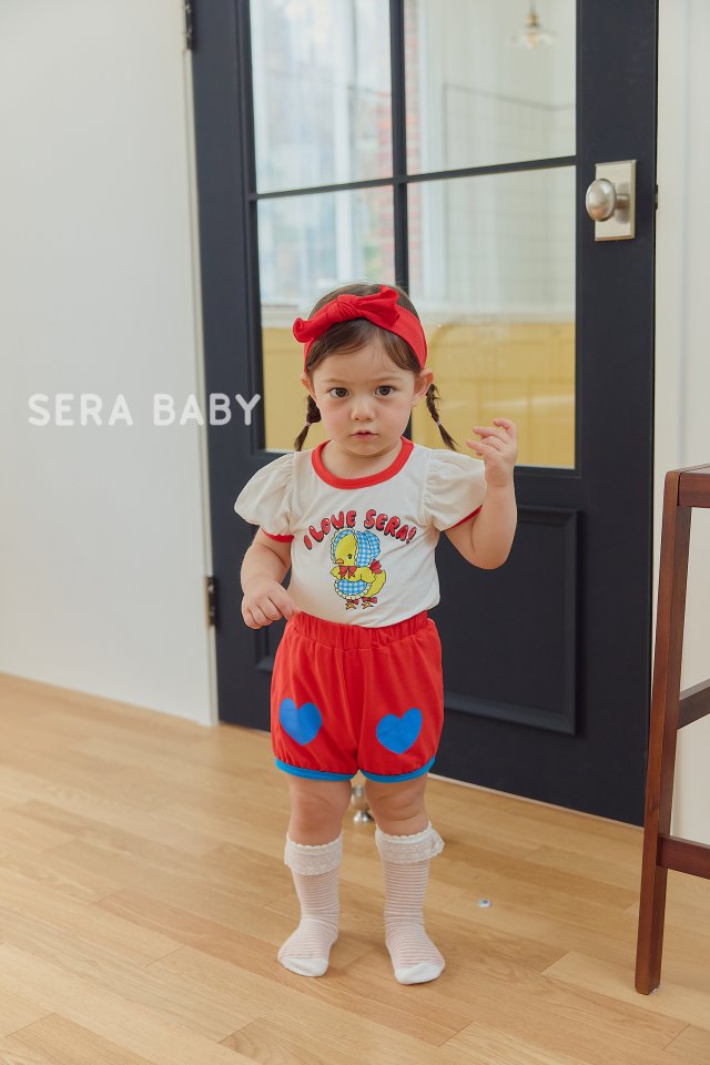 Sera - Korean Baby Fashion - #babyclothing - Bebe Love Top Bottom Set - 7