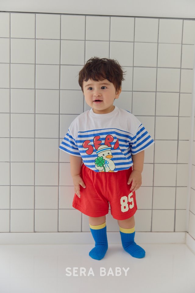Sera - Korean Baby Fashion - #babyfashion - Bebe Marine Top Bottom Set - 11