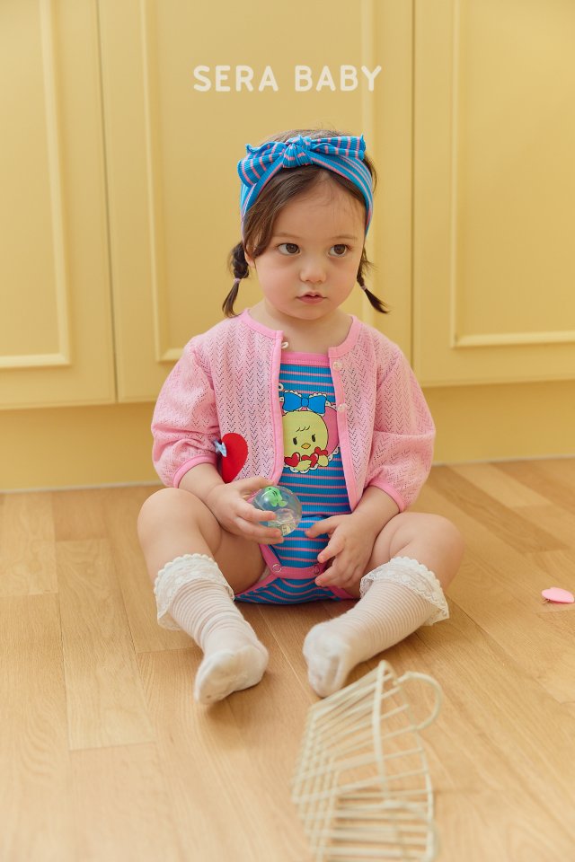 Sera - Korean Baby Fashion - #babyfashion - Bebe Hair Band Set Suit - 10