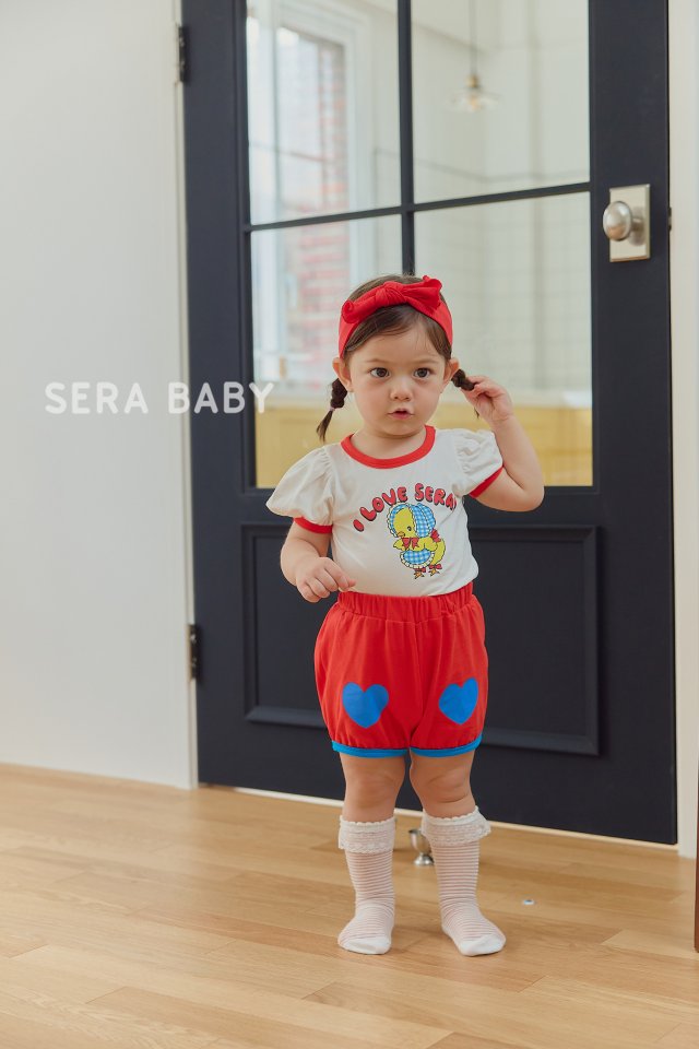 Sera - Korean Baby Fashion - #babyfashion - Bebe Love Top Bottom Set - 8