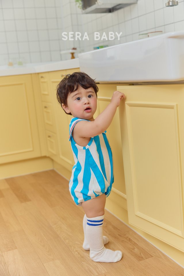 Sera - Korean Baby Fashion - #babyfever - Bebe Marine Squirrel Suit - 5