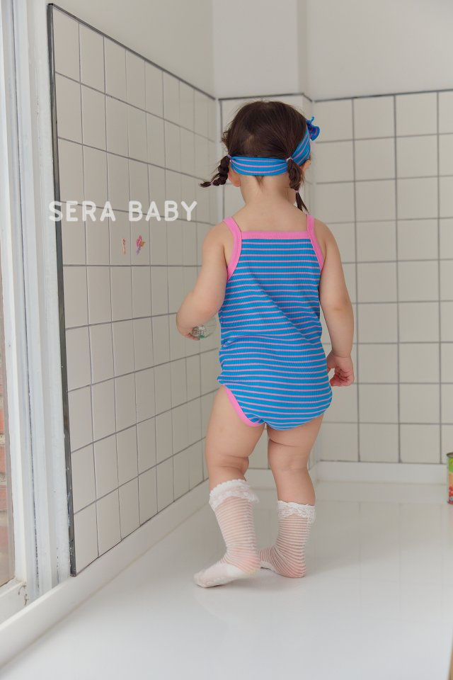 Sera - Korean Baby Fashion - #babyfever - Bebe Hair Band Set Suit - 11