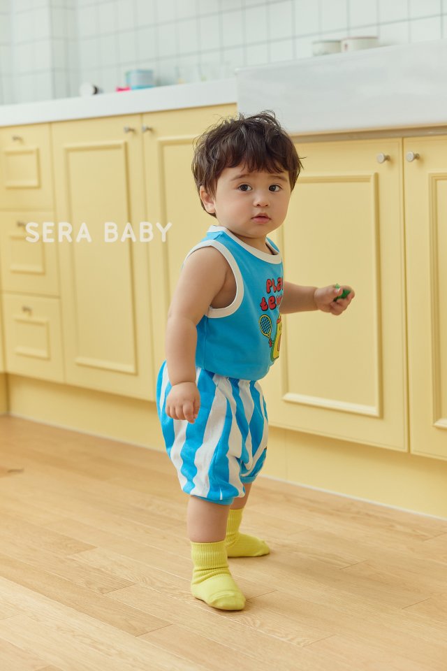 Sera - Korean Baby Fashion - #babyfever - Bebe Avocado Top Bottom Set - 7