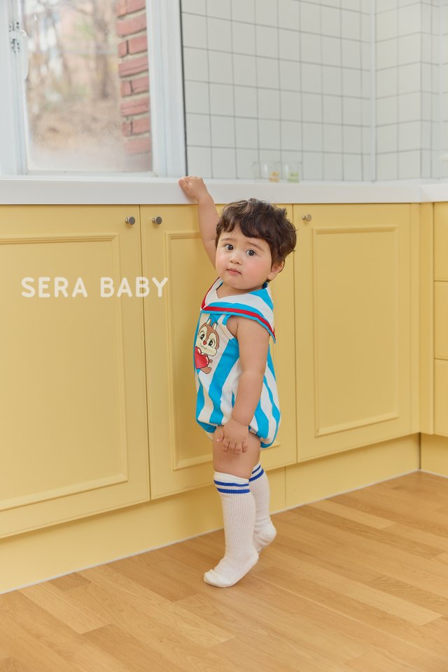 Sera - Korean Baby Fashion - #babylifestyle - Bebe Marine Squirrel Suit - 7