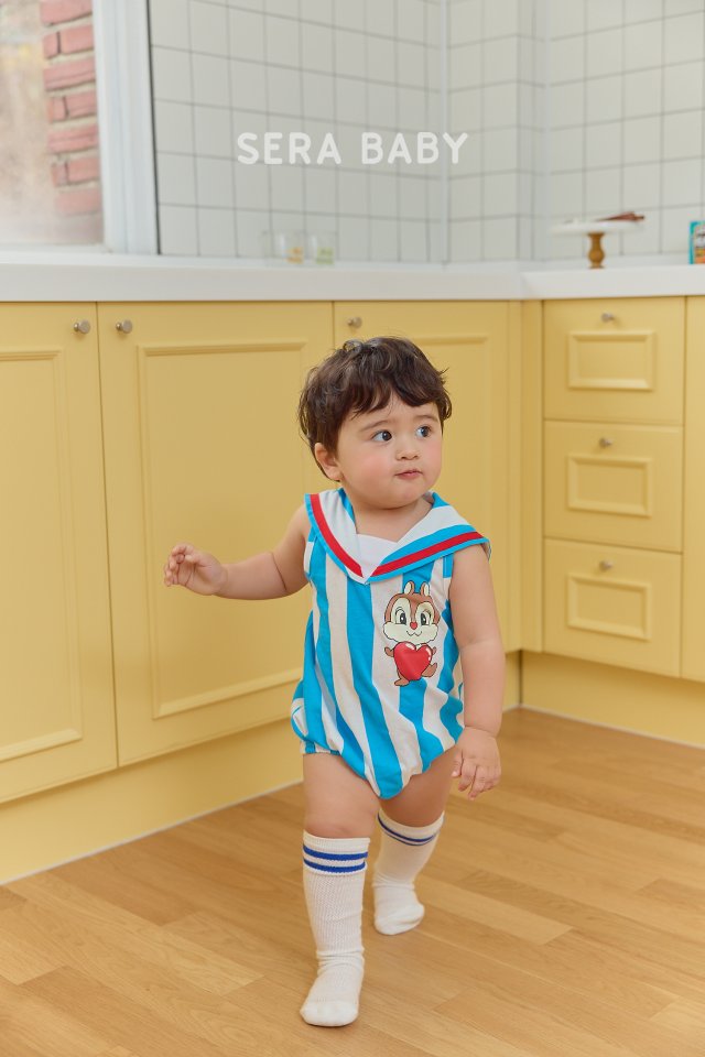 Sera - Korean Baby Fashion - #babyoninstagram - Bebe Marine Squirrel Suit - 8