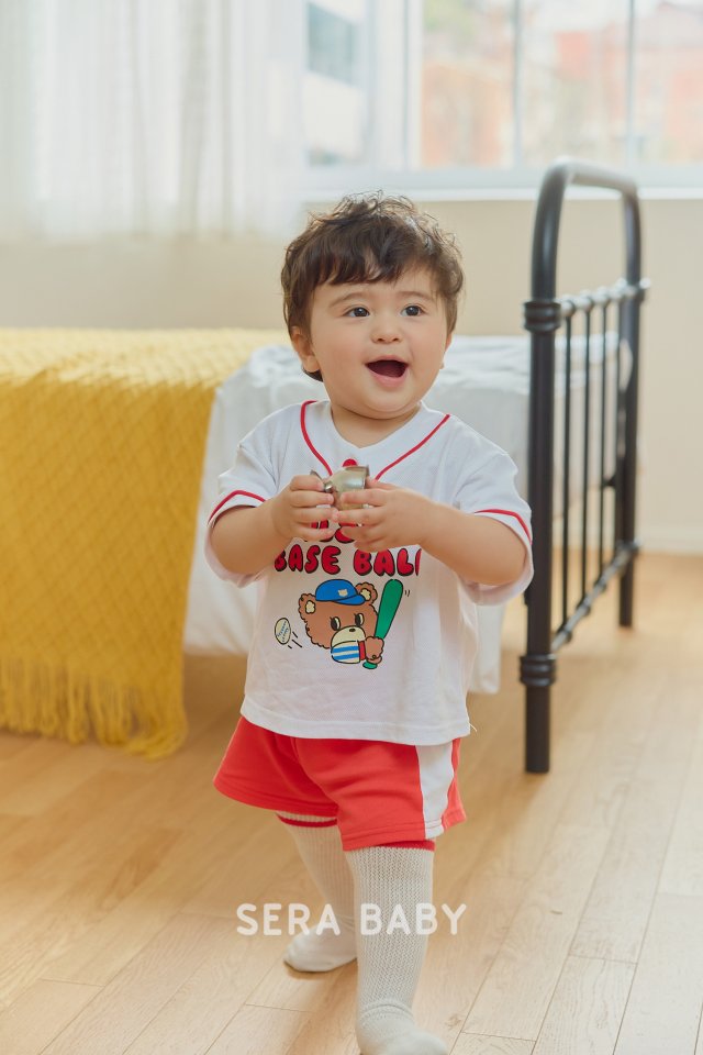 Sera - Korean Baby Fashion - #babyoninstagram - Bebe Play Ball Top Bottom Set - 7