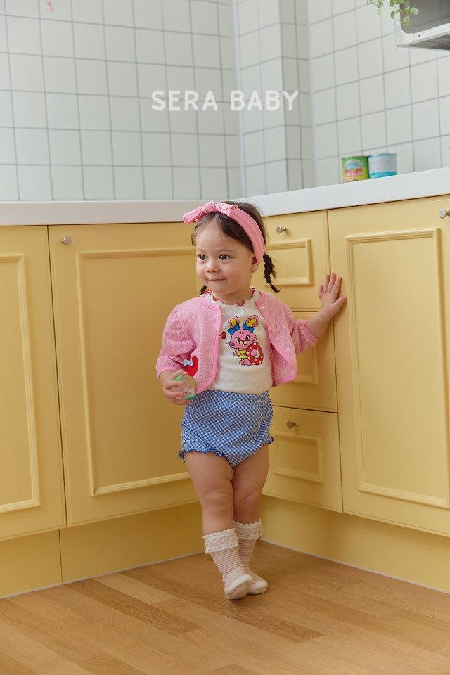 Sera - Korean Baby Fashion - #babyootd - Bebe Heart Ribbon Scarf Cardigan - 9