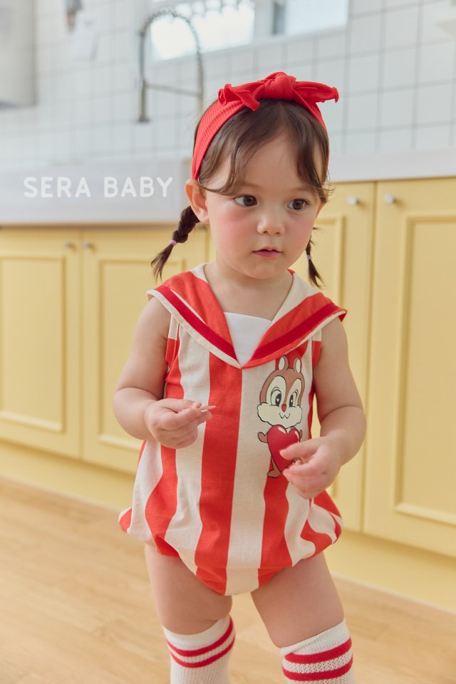 Sera - Korean Baby Fashion - #babyoutfit - Bebe Marine Squirrel Suit - 11