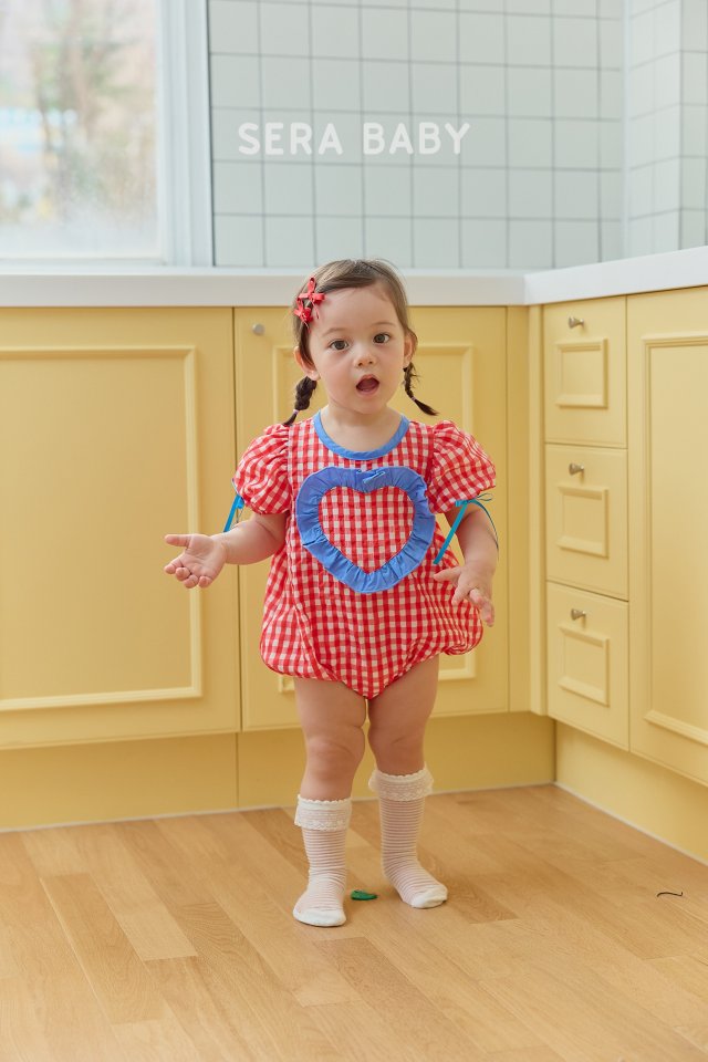 Sera - Korean Baby Fashion - #babyoutfit - Bebe Check Ruffle Suit - 5