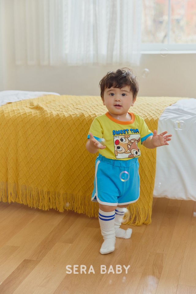 Sera - Korean Baby Fashion - #babyoutfit - Bebe Friends Top Bottom Set - 3