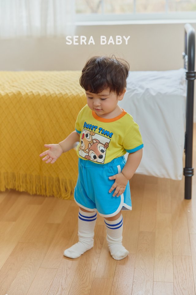 Sera - Korean Baby Fashion - #babyoutfit - Bebe Friends Top Bottom Set - 4