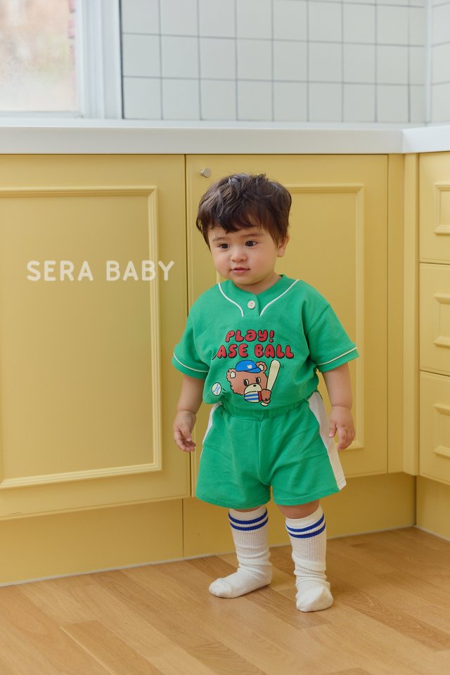 Sera - Korean Baby Fashion - #babywear - Bebe Play Ball Top Bottom Set - 11