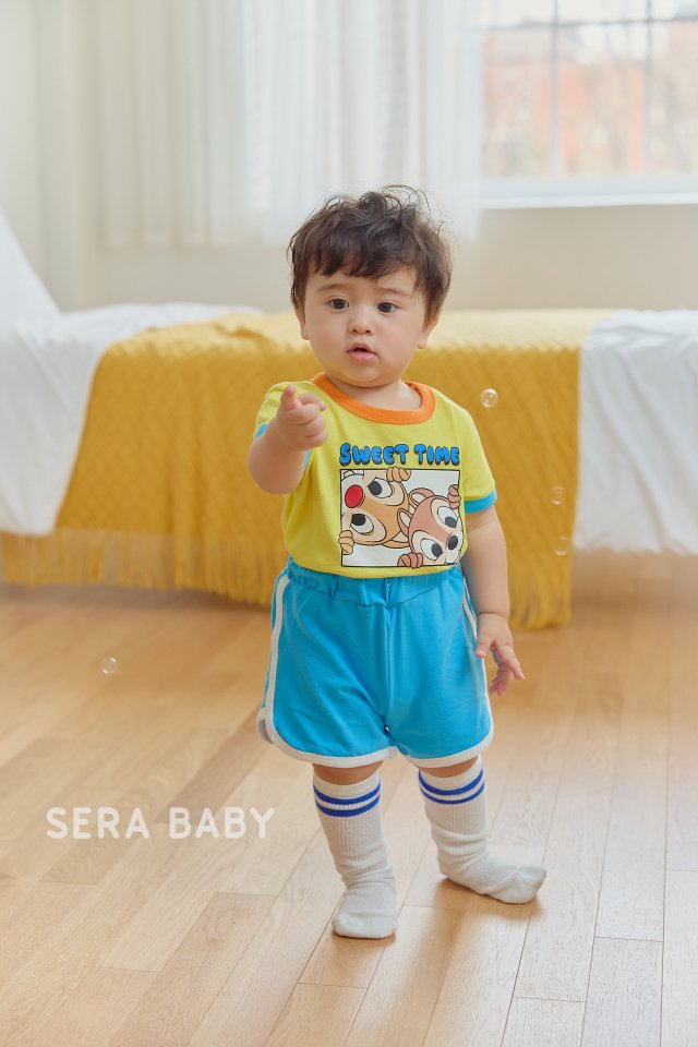 Sera - Korean Baby Fashion - #onlinebabyboutique - Bebe Friends Top Bottom Set - 6