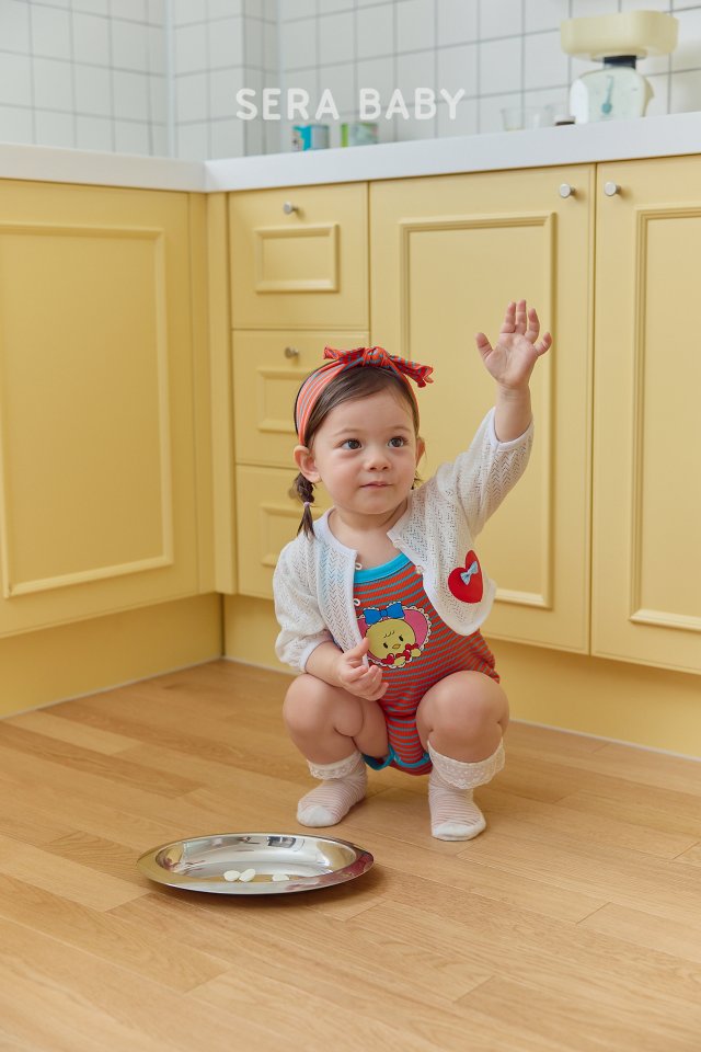 Sera - Korean Baby Fashion - #babywear - Bebe Hair Band Set Suit - 4