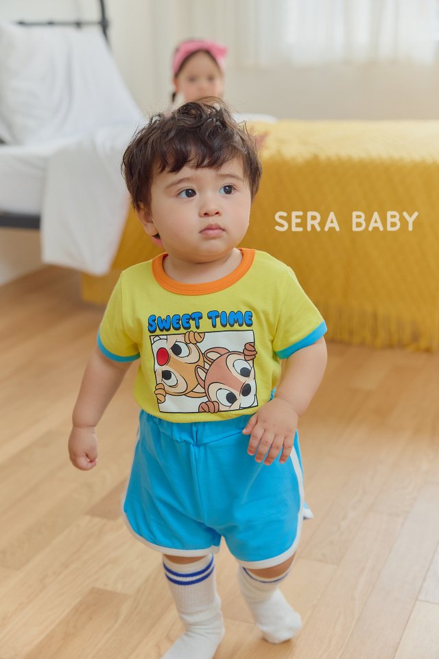 Sera - Korean Baby Fashion - #onlinebabyshop - Bebe Friends Top Bottom Set - 7