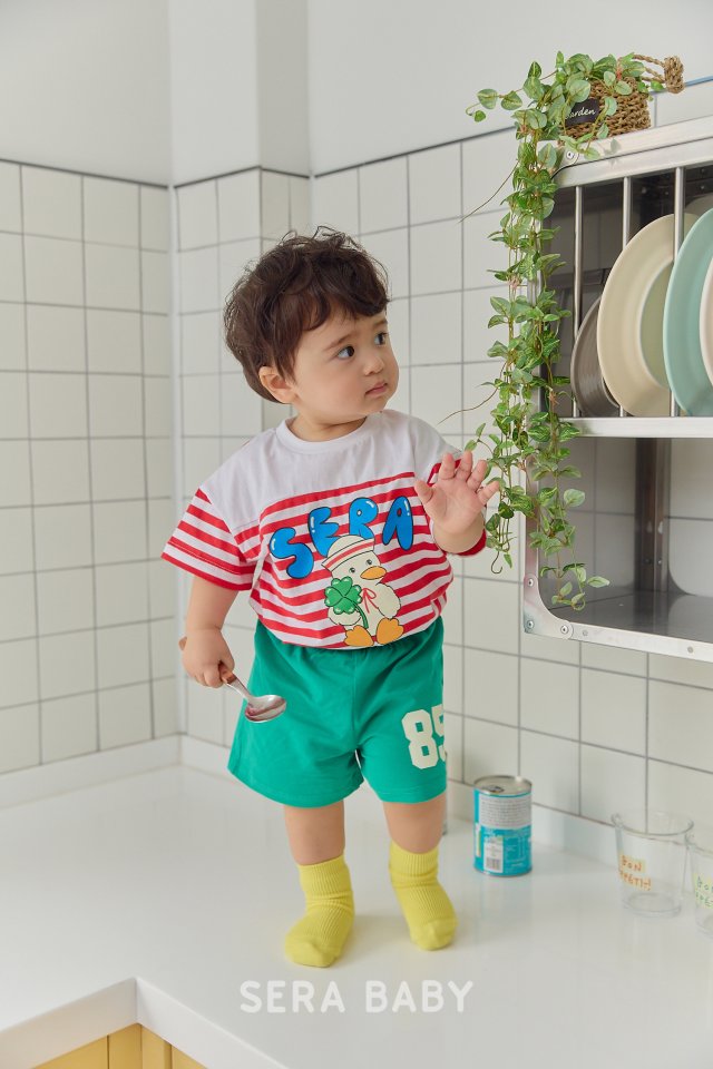 Sera - Korean Baby Fashion - #smilingbaby - Bebe Marine Top Bottom Set - 7