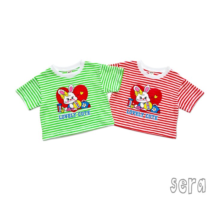 Sera - Korean Children Fashion - #Kfashion4kids - Tennis Stripe Tee