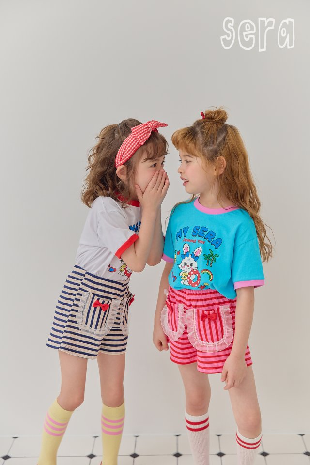 Sera - Korean Children Fashion - #Kfashion4kids - Marine Stripe Pants - 8