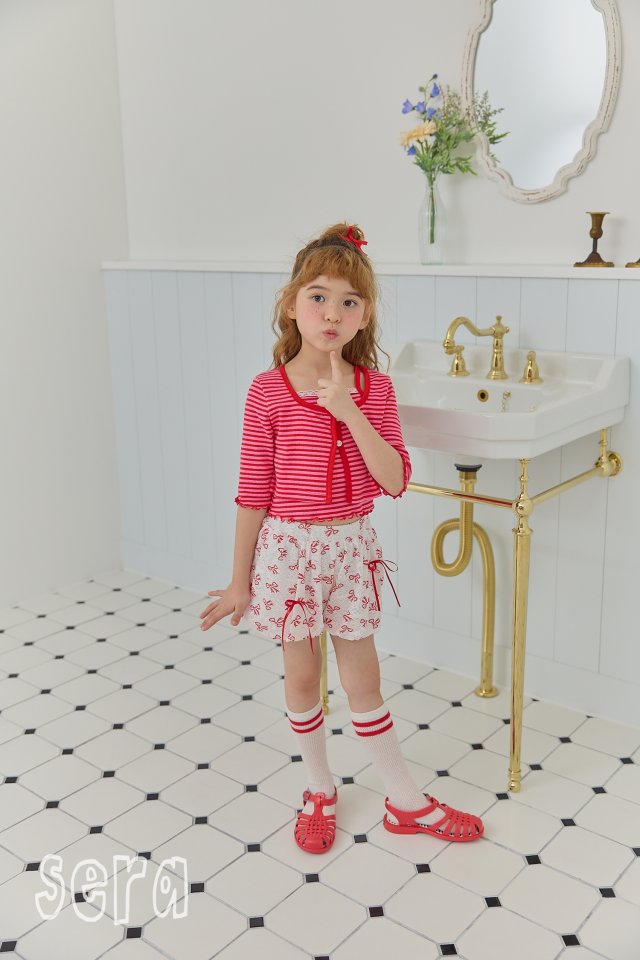 Sera - Korean Children Fashion - #Kfashion4kids - Ribbon Puff Skirt Pants - 12