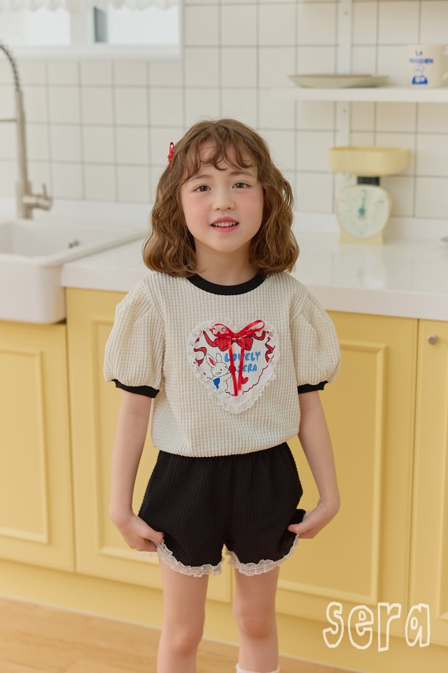 Sera - Korean Children Fashion - #childofig - Flutter Jacquard Top Bottom Set - 8